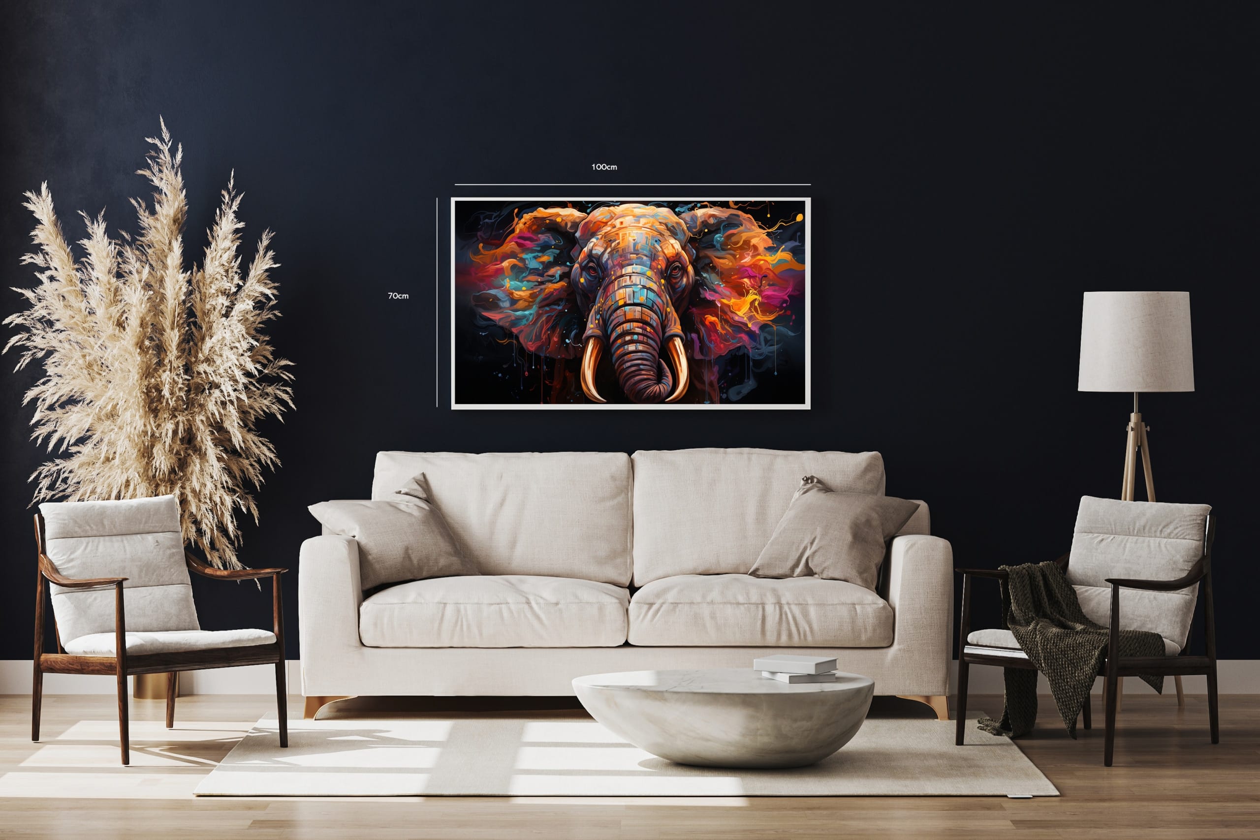 Elephant Head Plakat