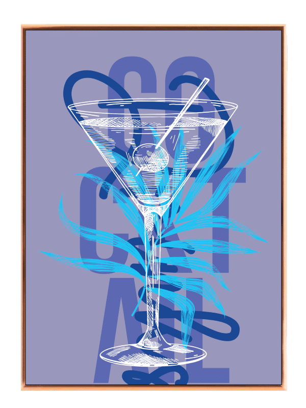 Chic Martini No 2 Plakat