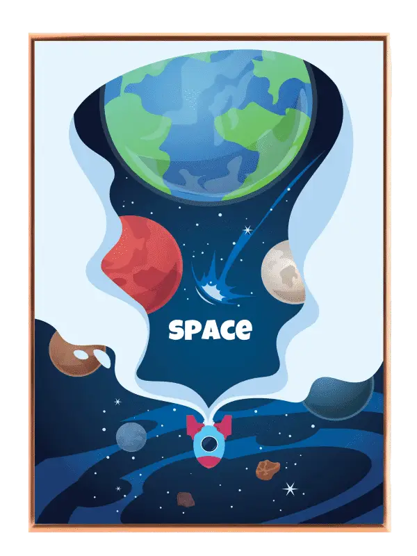 Magical Space Rocket Adventure Plakat