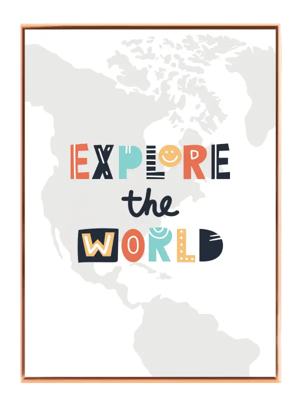 Playful Explore The World Plakat