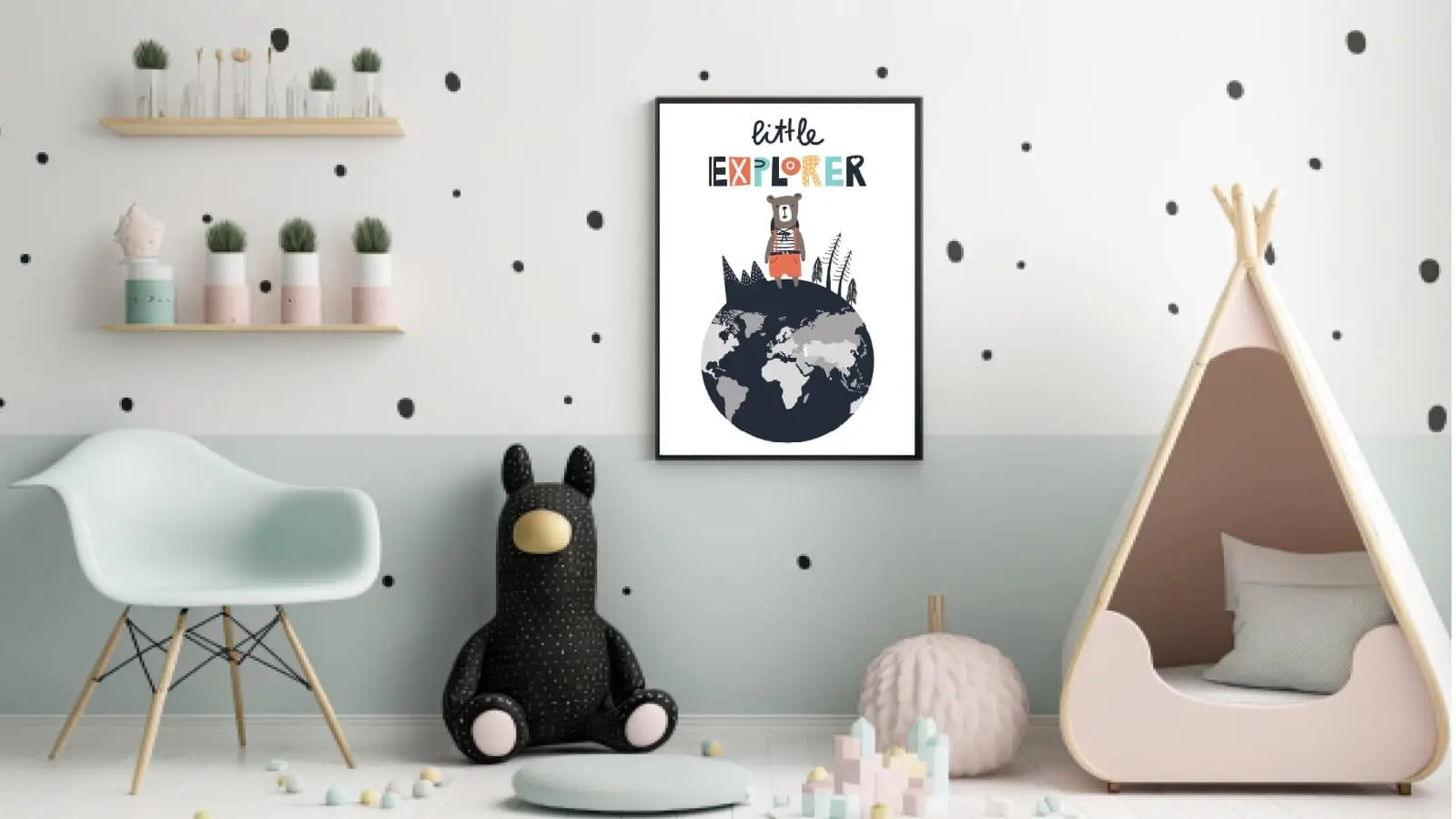 Curious Little World Explorer Plakat