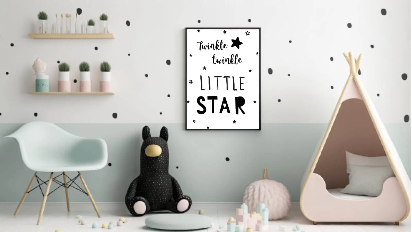 Twinkle Little Star Quote Plakat