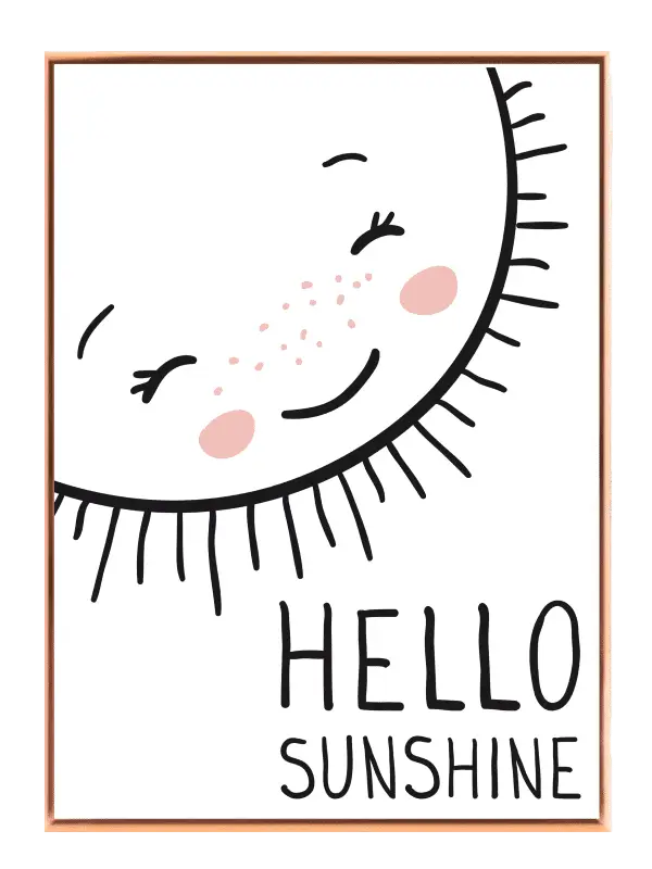 Gentle Smiling Sunshine Plakat