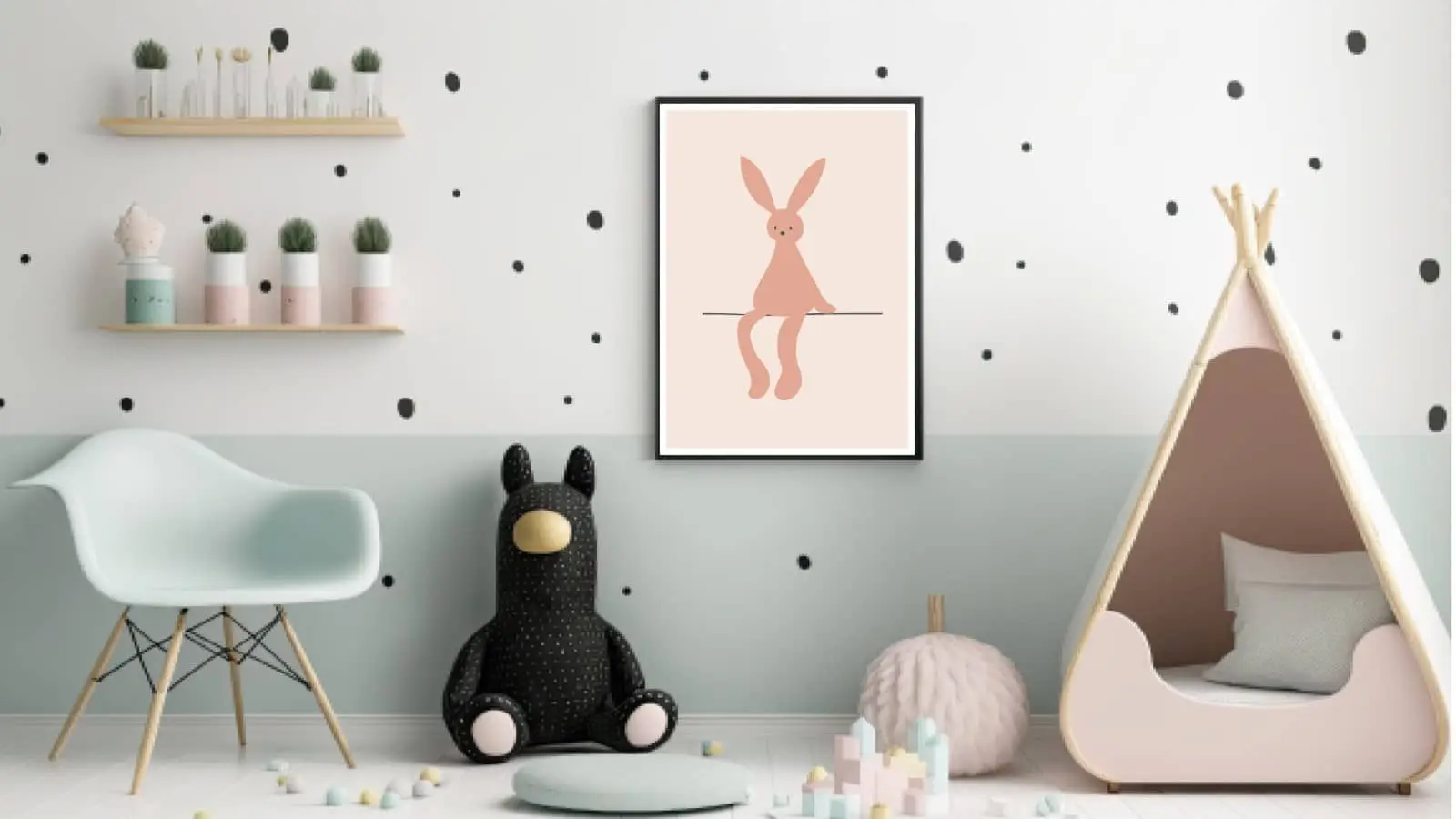 Gentle Sitting Bunny Plakat