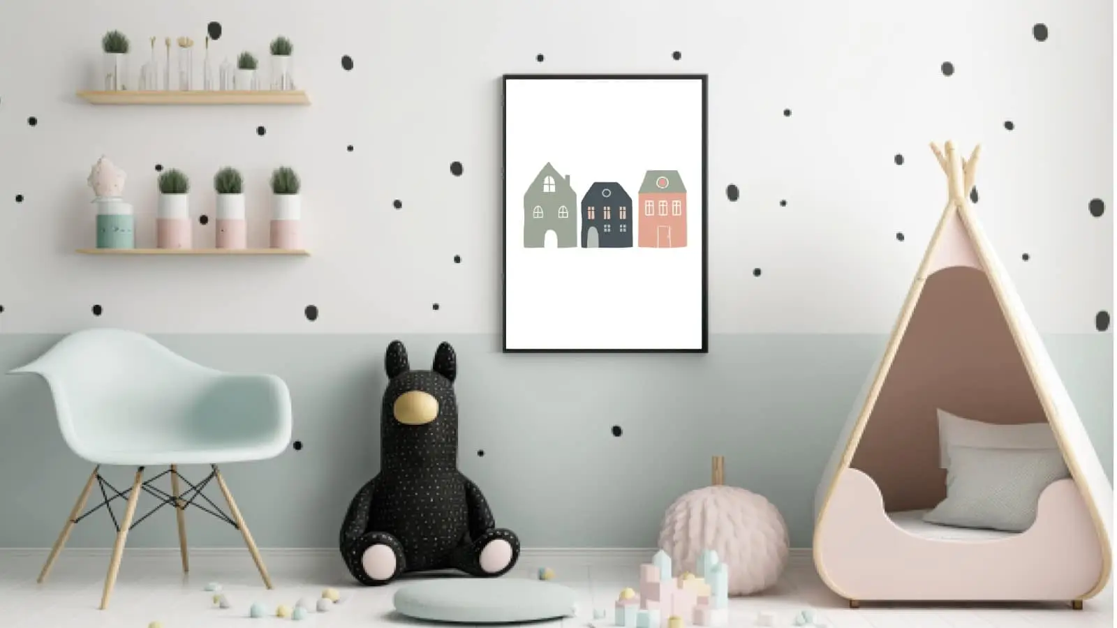 Cozy Little House Trio Plakat