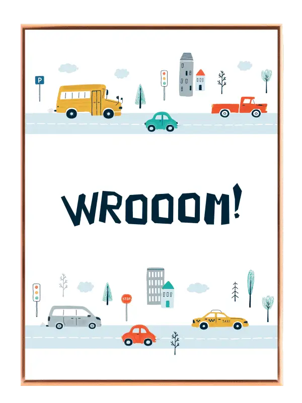 Playful City Vehicles Adventure Plakat