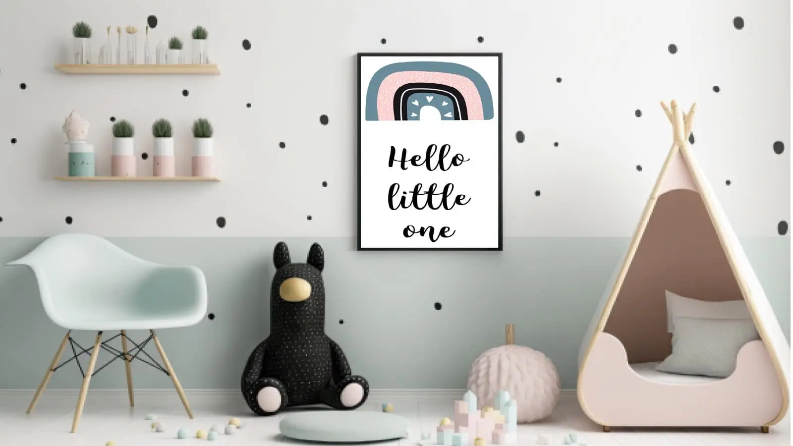 Hello Little One Quote Plakat