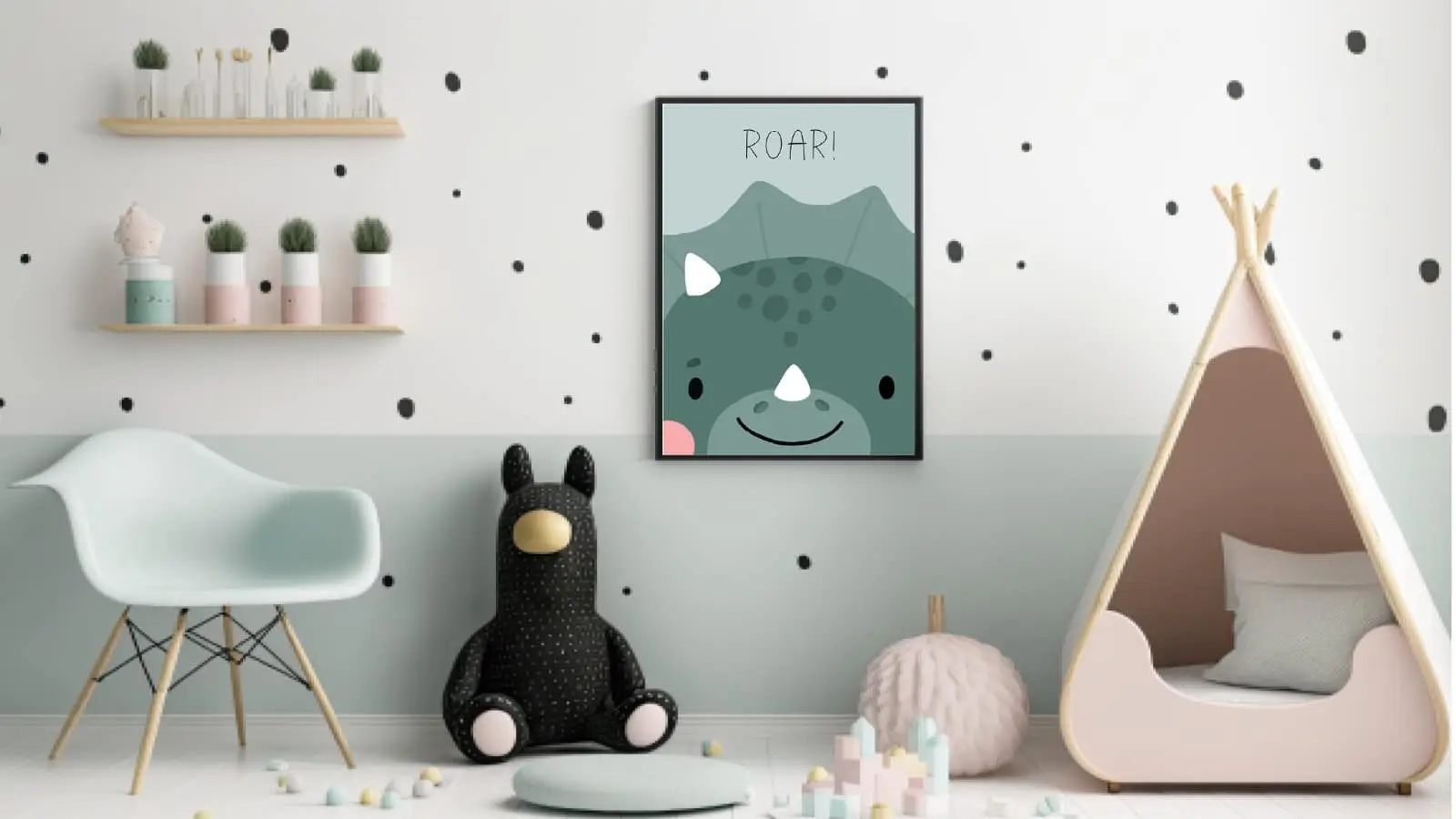 Gentle Dino Roar Plakat