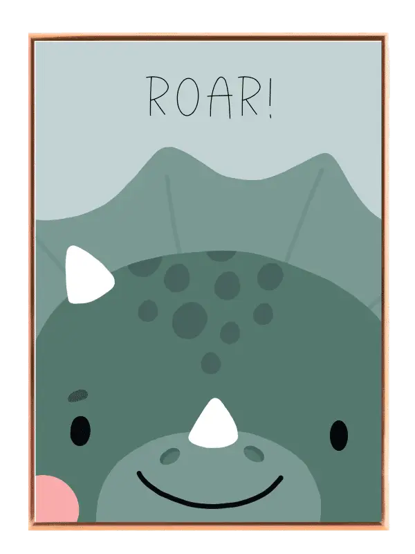 Gentle Dino Roar Plakat