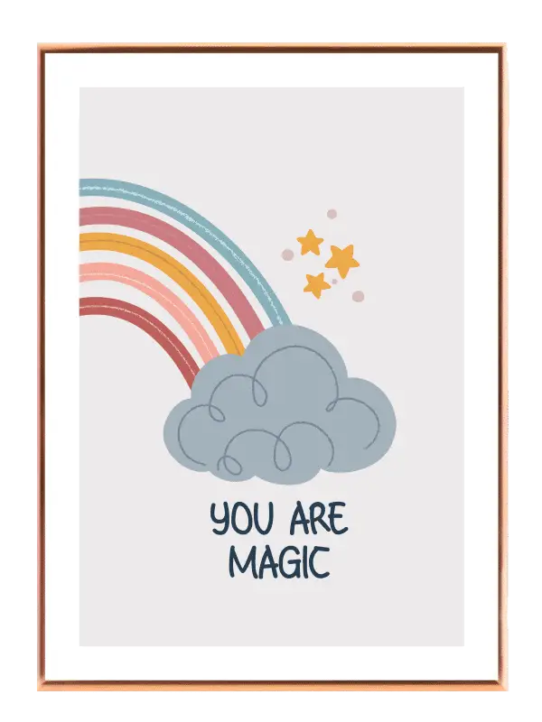 Magical Rainbow You Are Magic Plakat