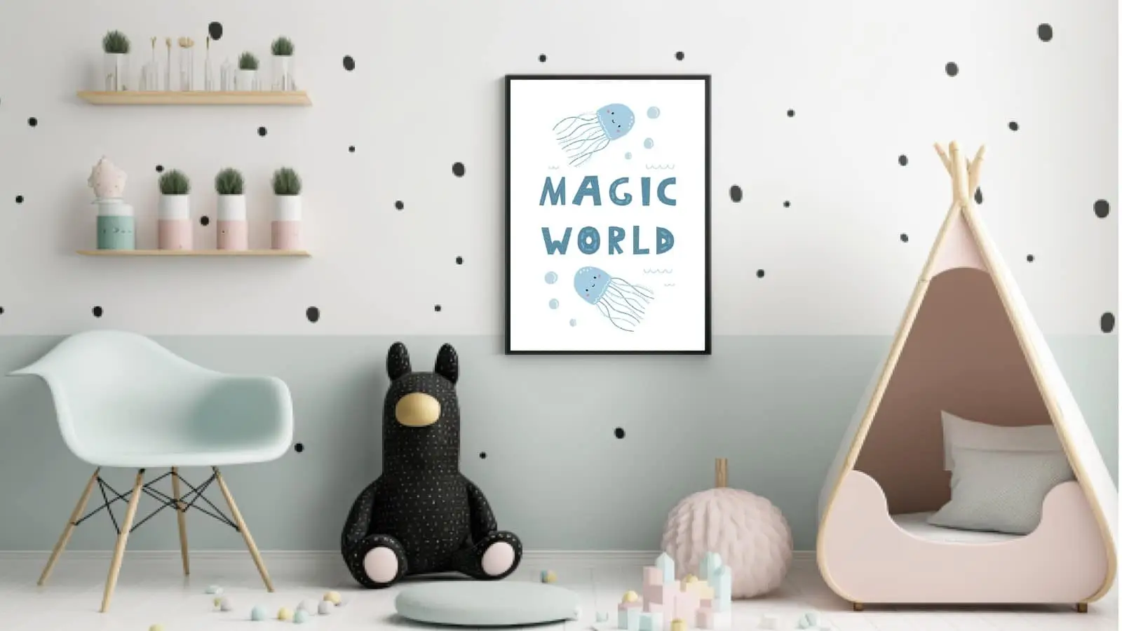 Magical Ocean Jellyfish Plakat