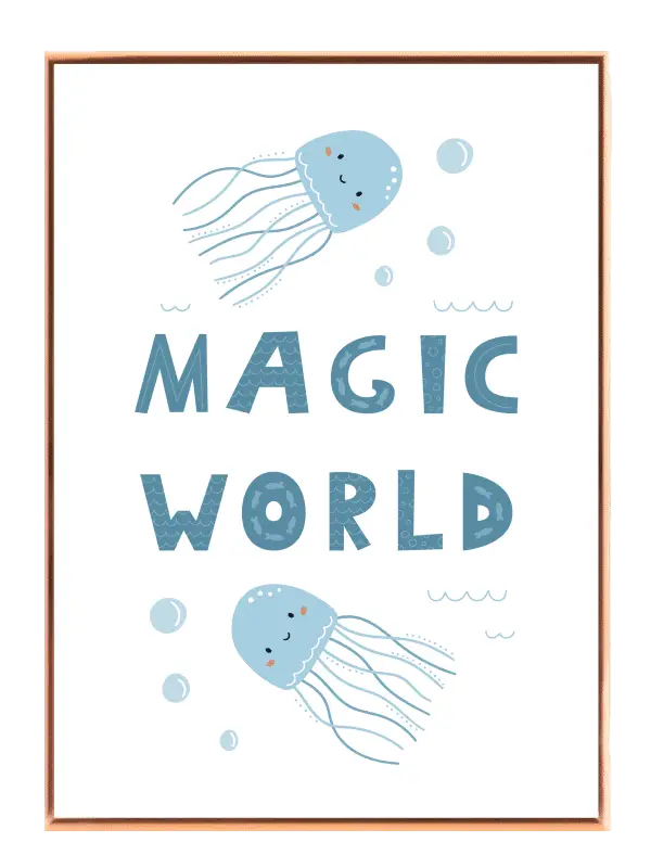 Magical Ocean Jellyfish Plakat