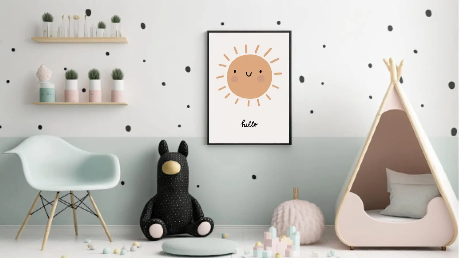 Happy Little Sun Character Plakat
