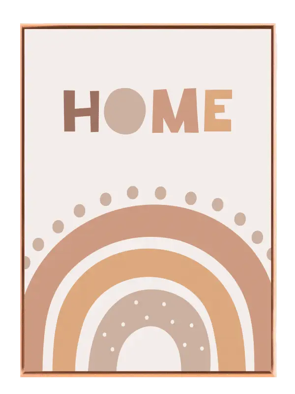 Cozy Home Rainbow Plakat