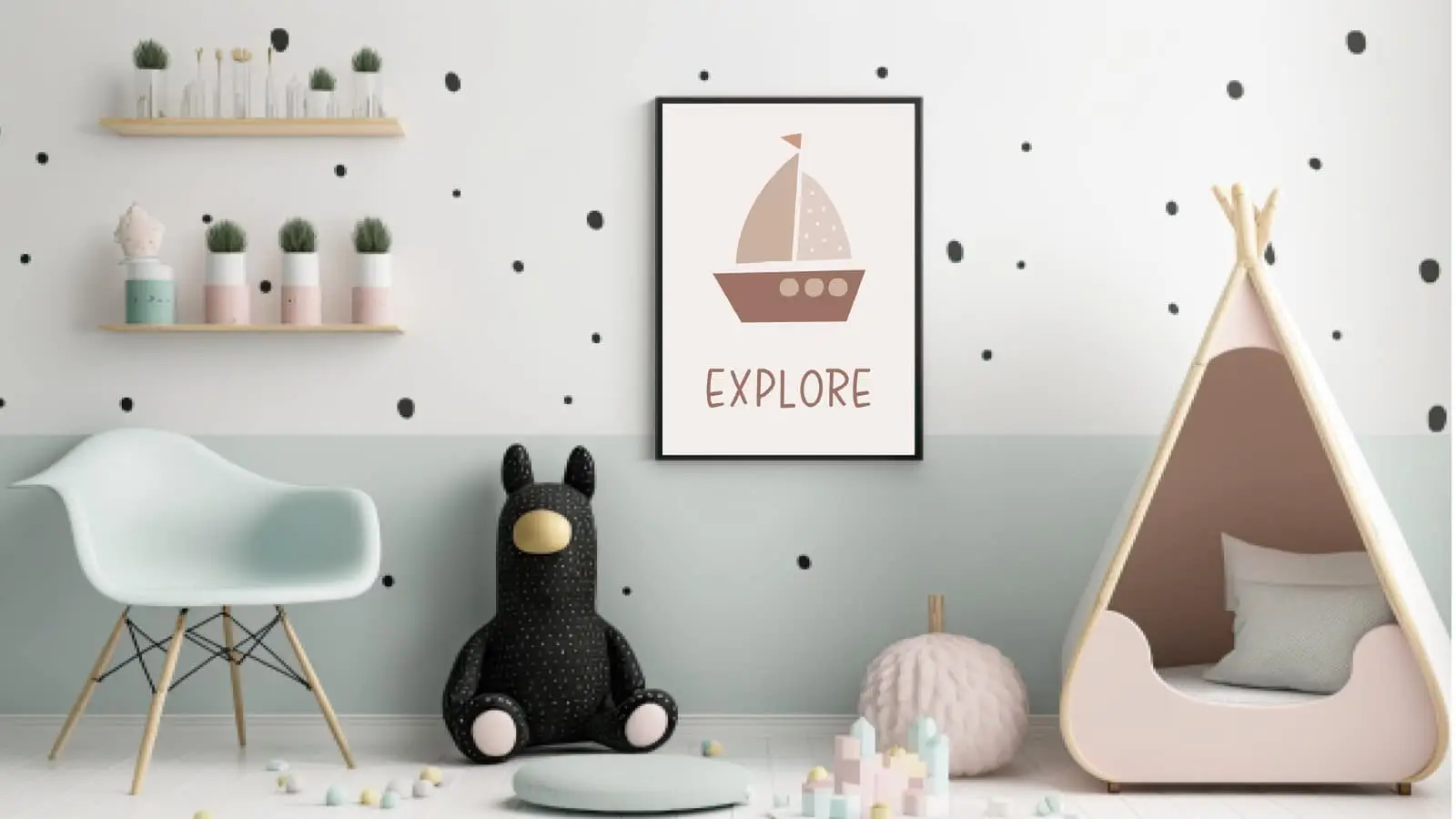 Gentle Little Sailboat Plakat