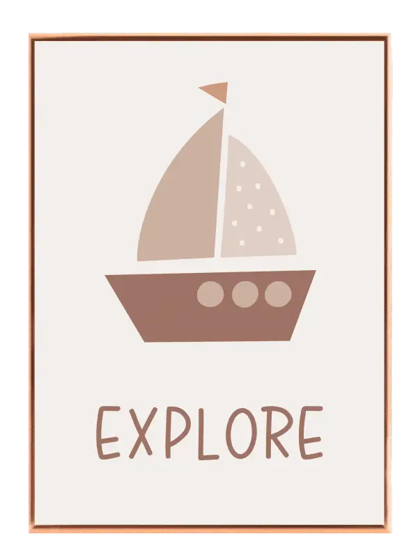 Gentle Little Sailboat Plakat
