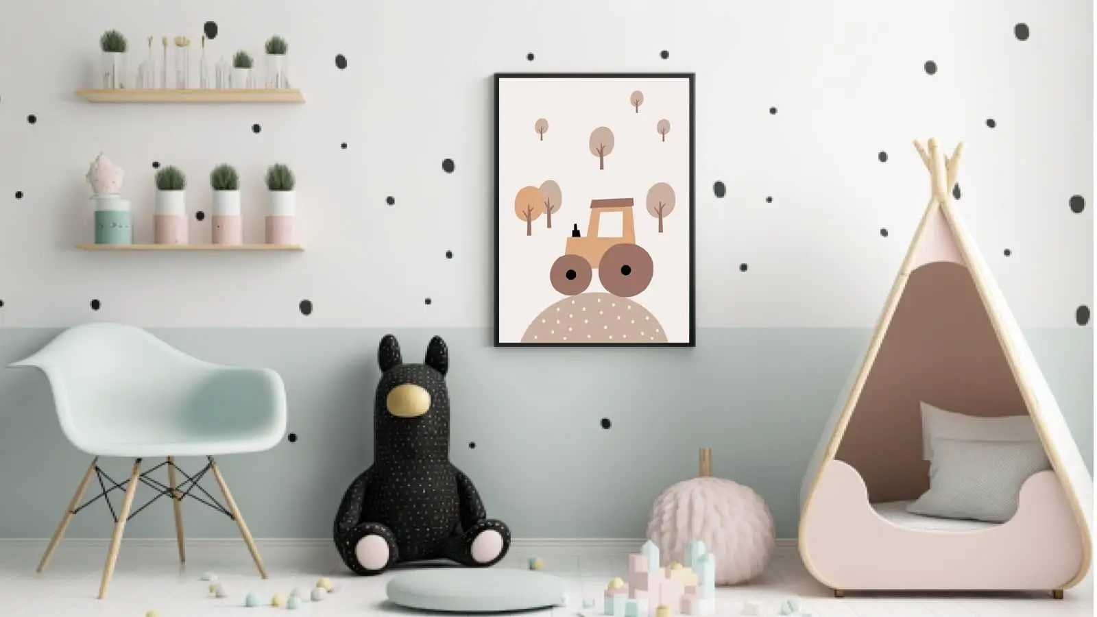 Cozy Tractor Adventure Plakat