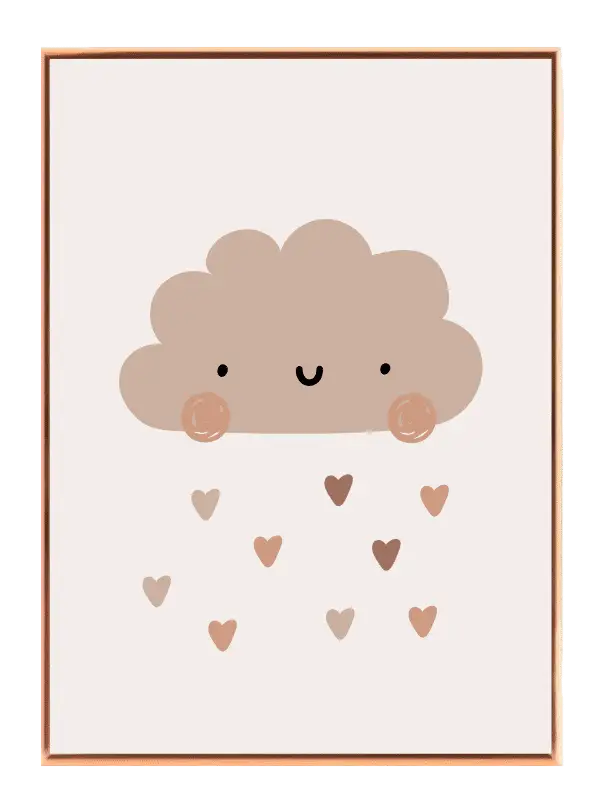 Gentle Smiling Cloud Plakat