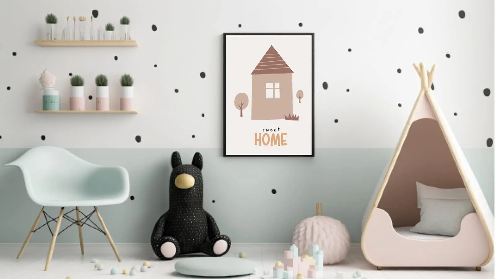 Cozy Sweet Home Quote Plakat
