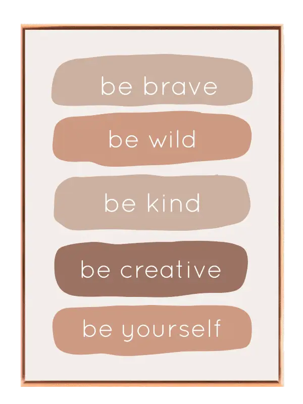 Gentle Inspirational Kindness Quotes Plakat