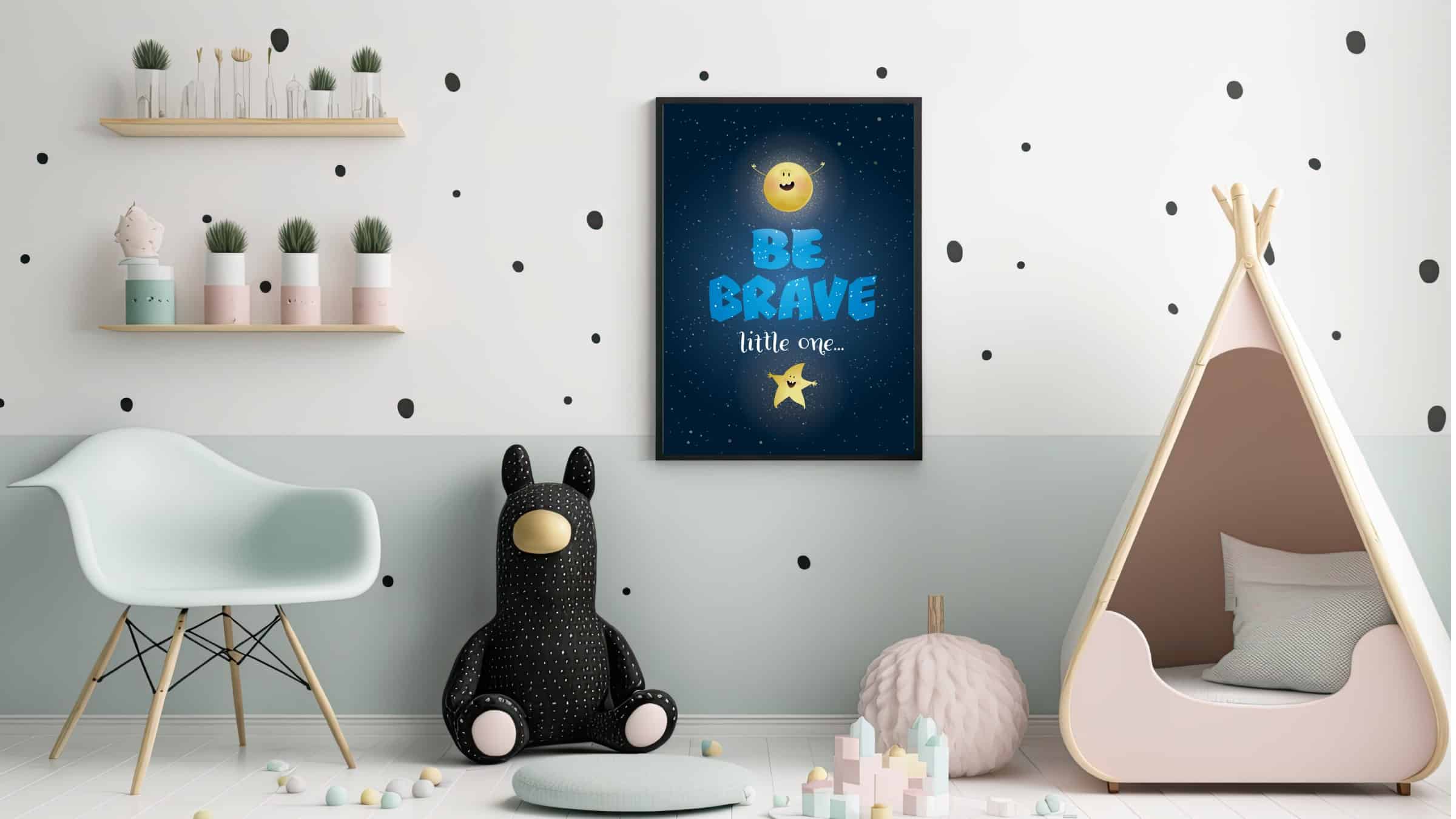 Be Brave Little Star Plakat