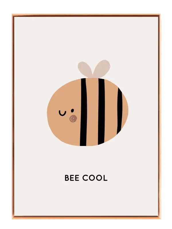 Cute Little Bee Plakat