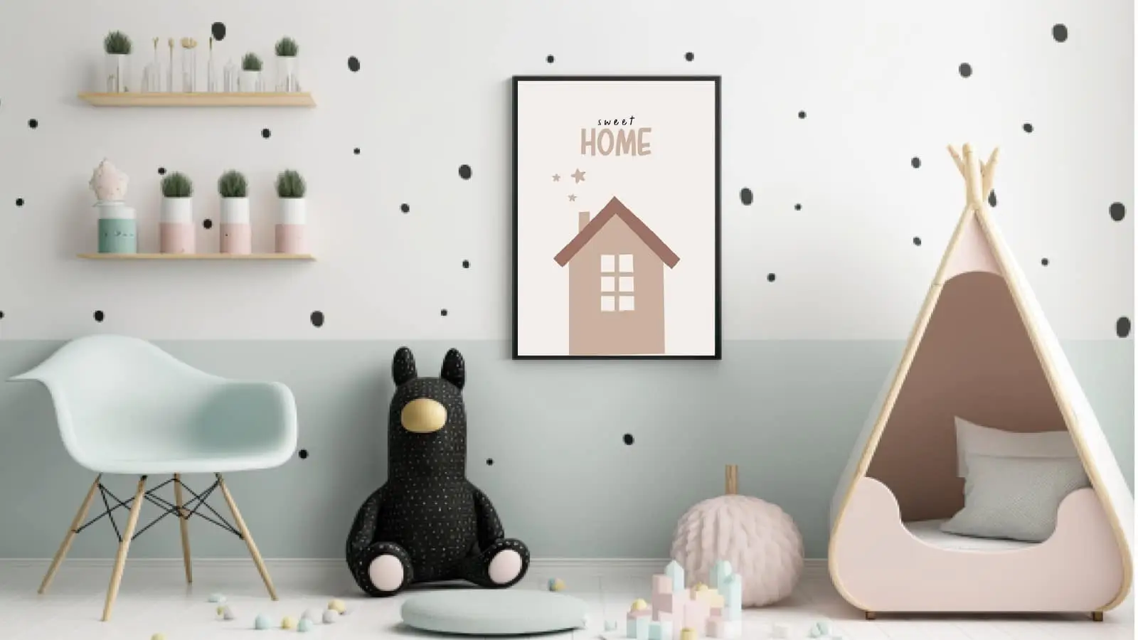 Cozy Sweet Home Illustration Plakat