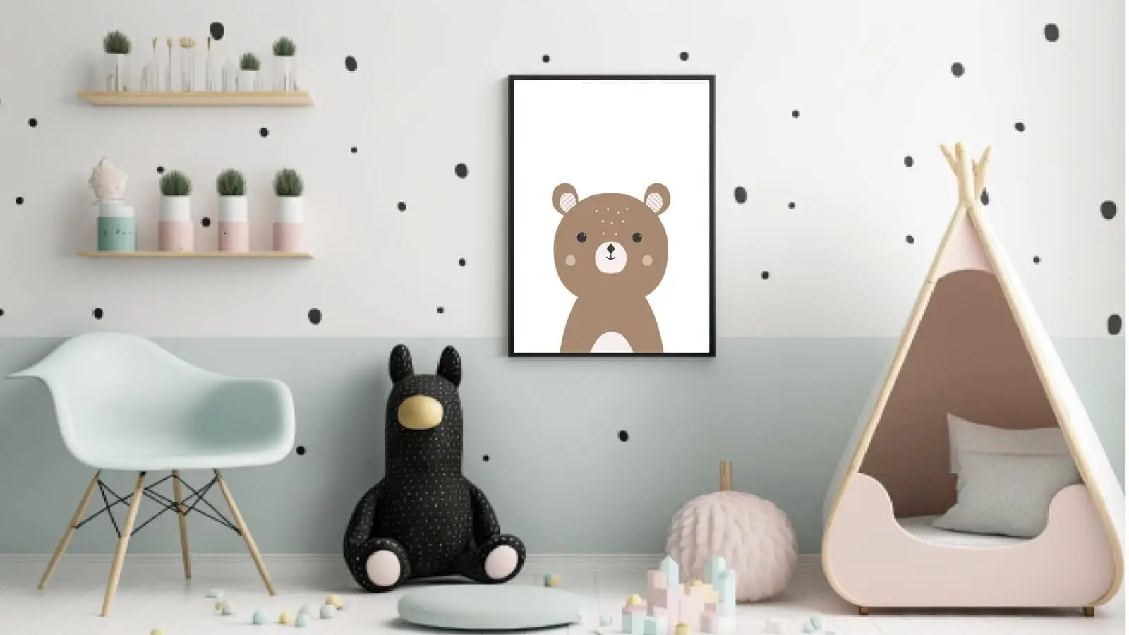 Gentle Bear Nursery Friend Plakat