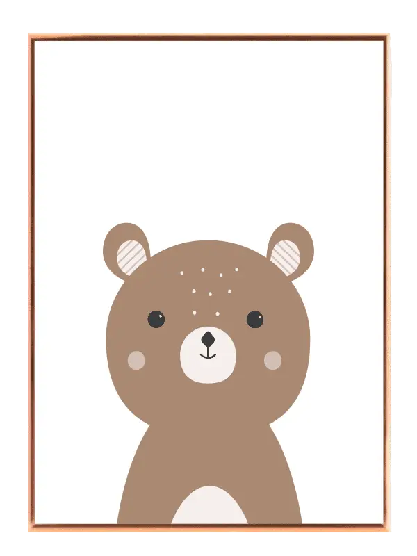Gentle Bear Nursery Friend Plakat