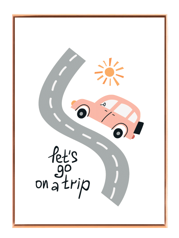 Playful Car Adventure Plakat