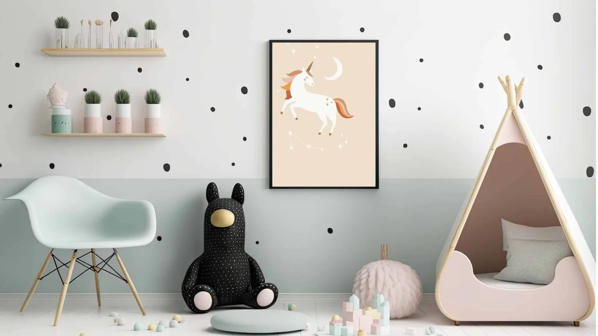 Dreamy Magical Unicorn Plakat