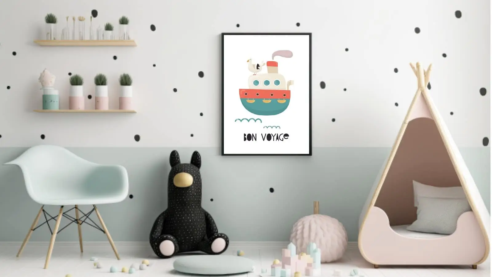 Playful Boat Adventure Plakat