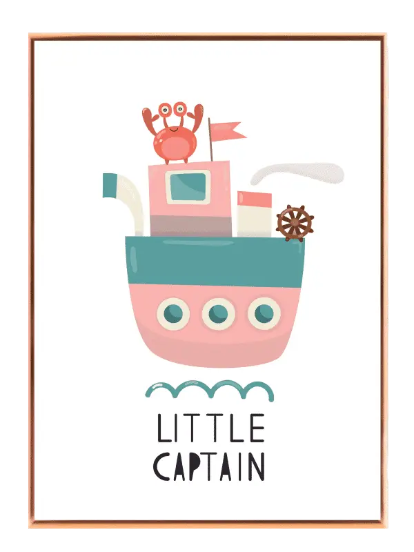Little Captain Ocean Adventure Plakat