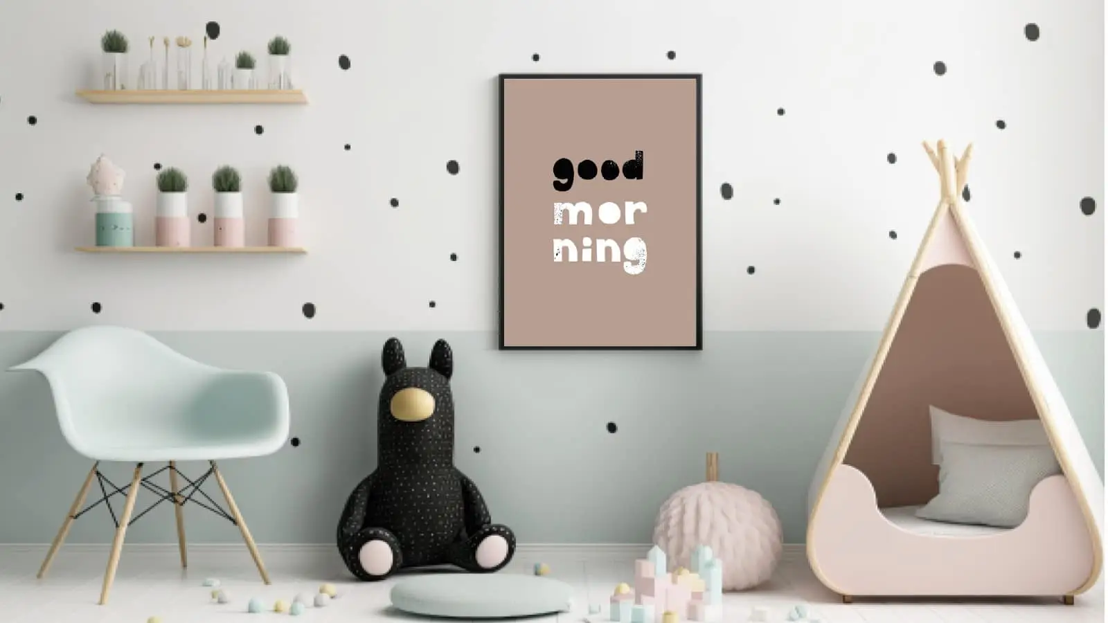 Cheerful Good Morning Quote Plakat