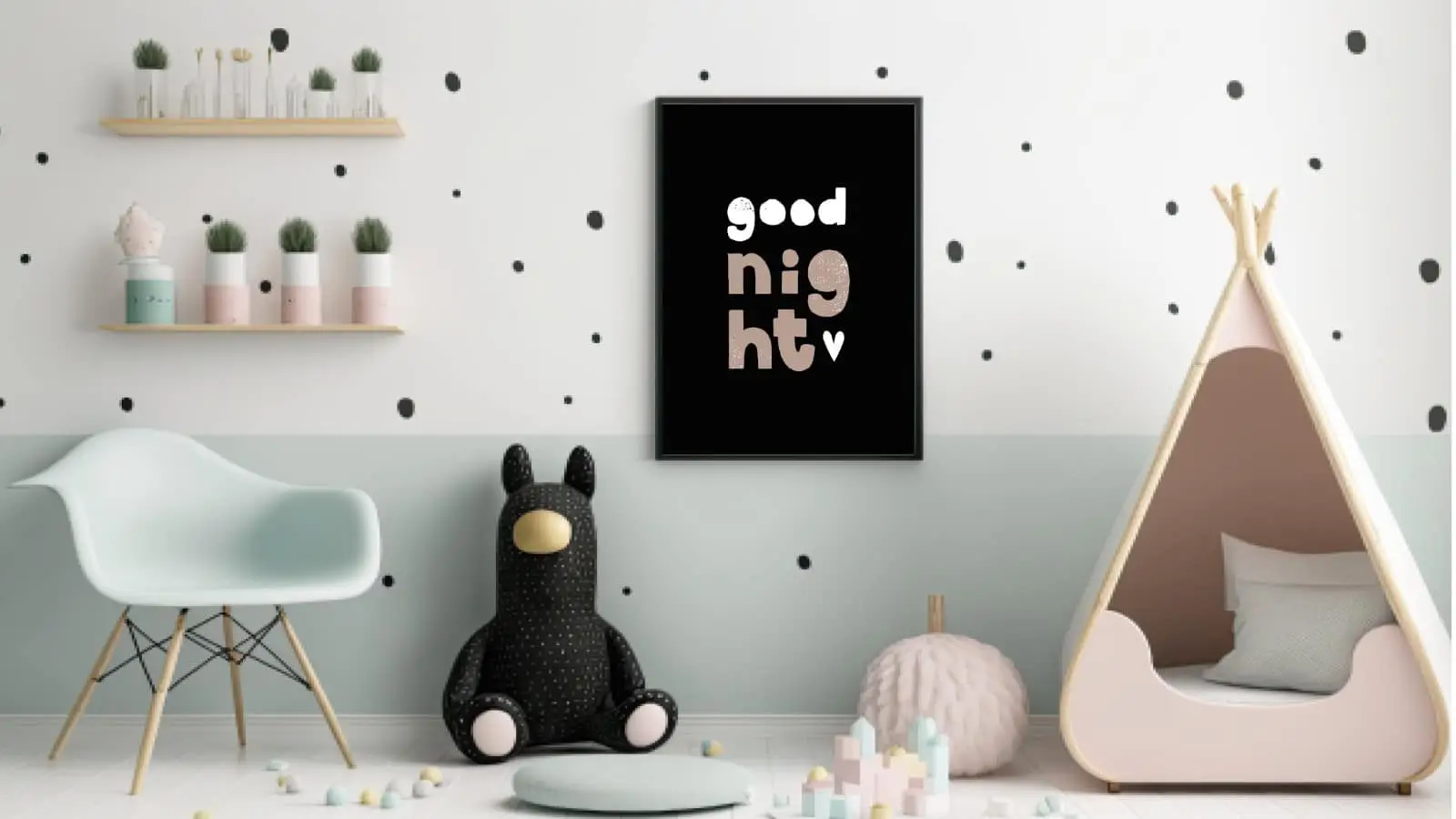 Gentle Good Night Quote Plakat