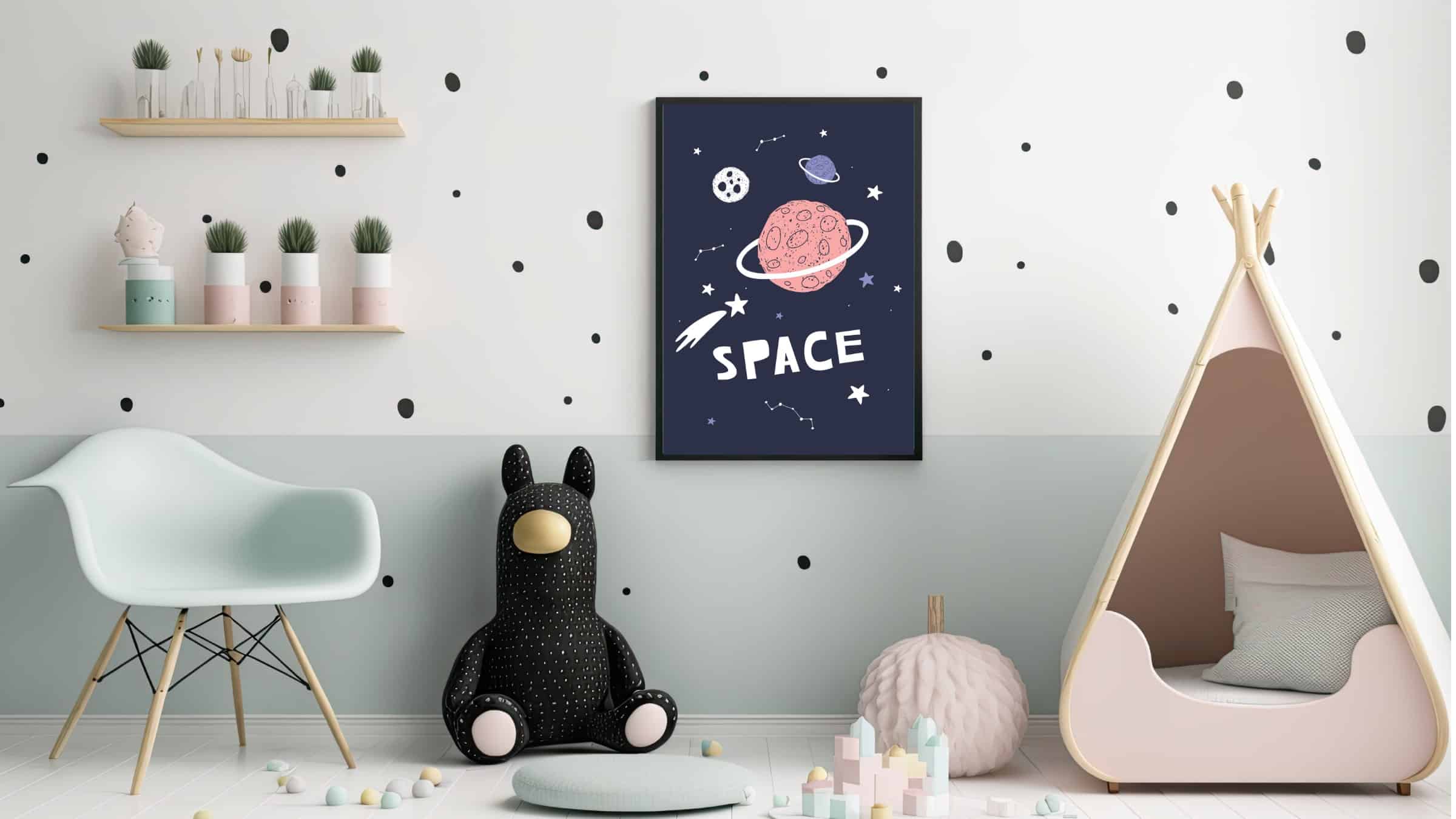 Playful Space Planet Adventure Plakat