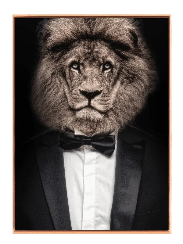 Brave Lion Gentleman Plakat
