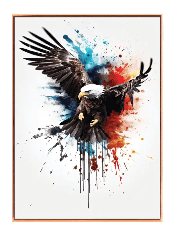 Brave Eagle In Flight Plakat