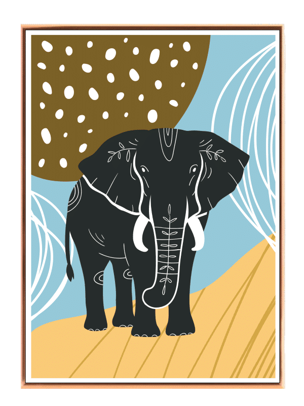 Playful Elephant Adventure Plakat