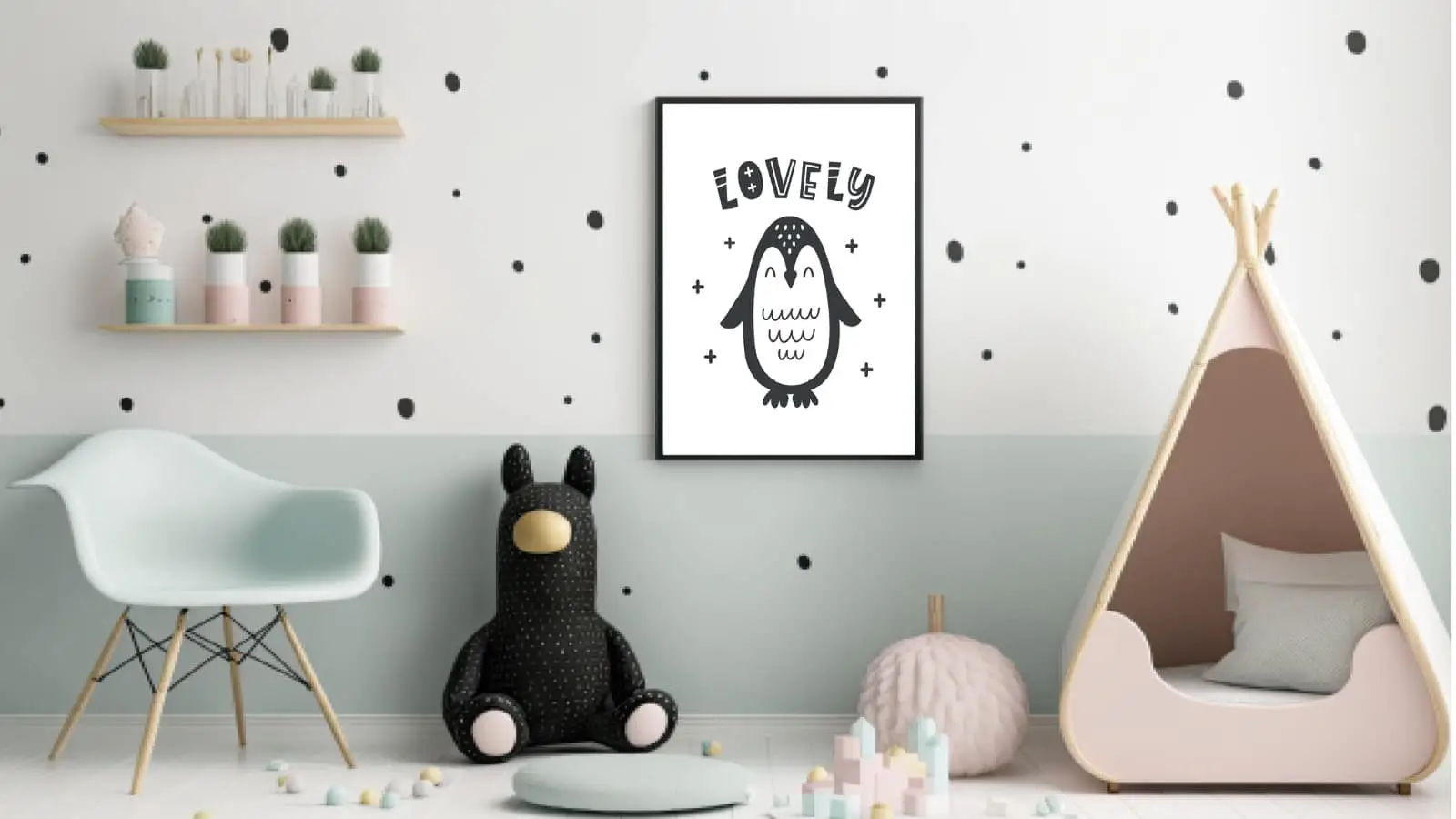 Lovely Little Penguin Plakat