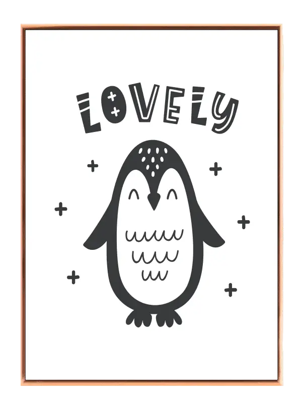 Lovely Little Penguin Plakat