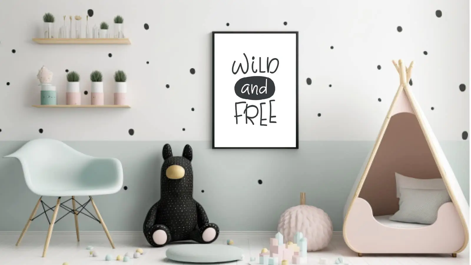 Playful Wild And Free Quote Plakat