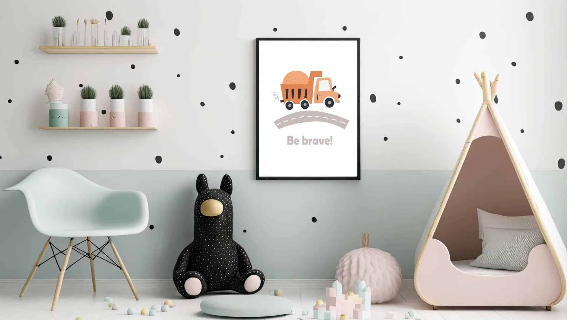 Brave Little Dump Truck Plakat