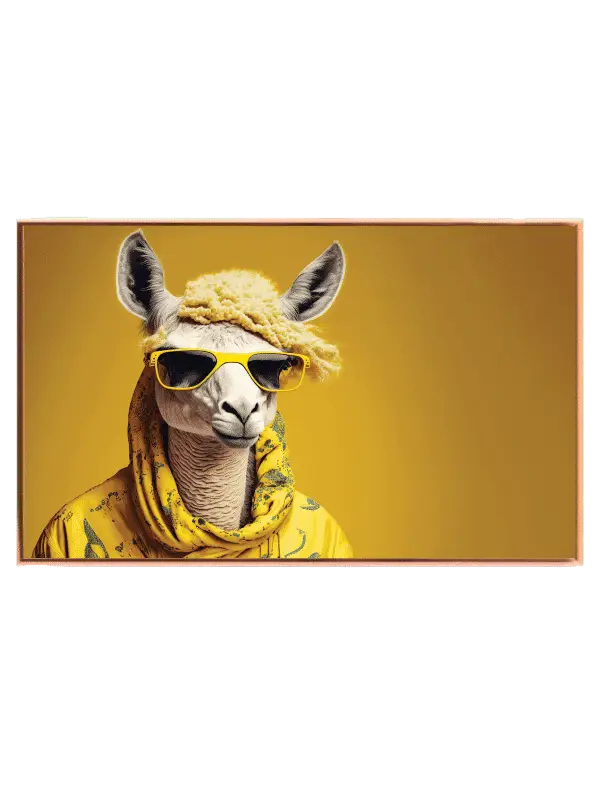 Cool Llama With Sunglasses Plakat