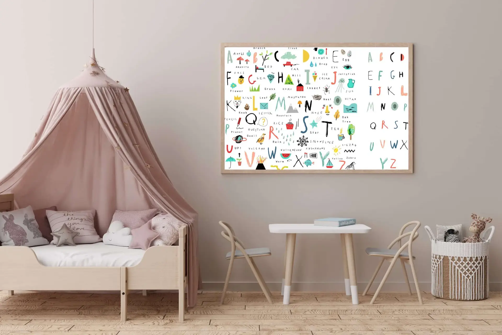 Playful Alphabet Adventure ABC Plakat
