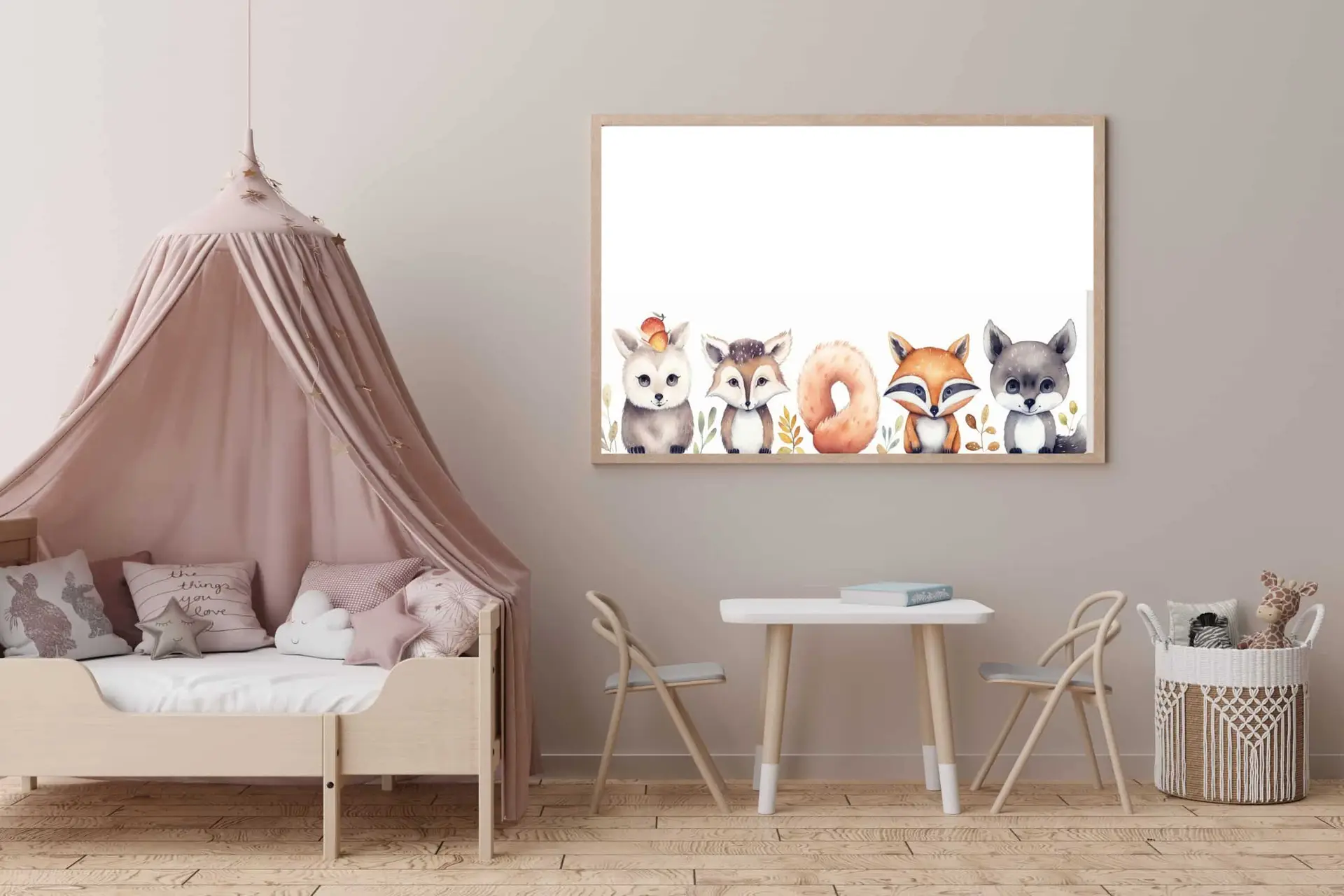 Playful Forest Friends Plakat