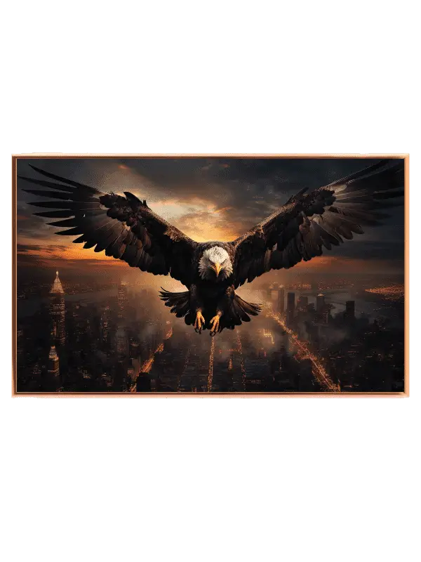 Majestic Eagle At Sunset Plakat