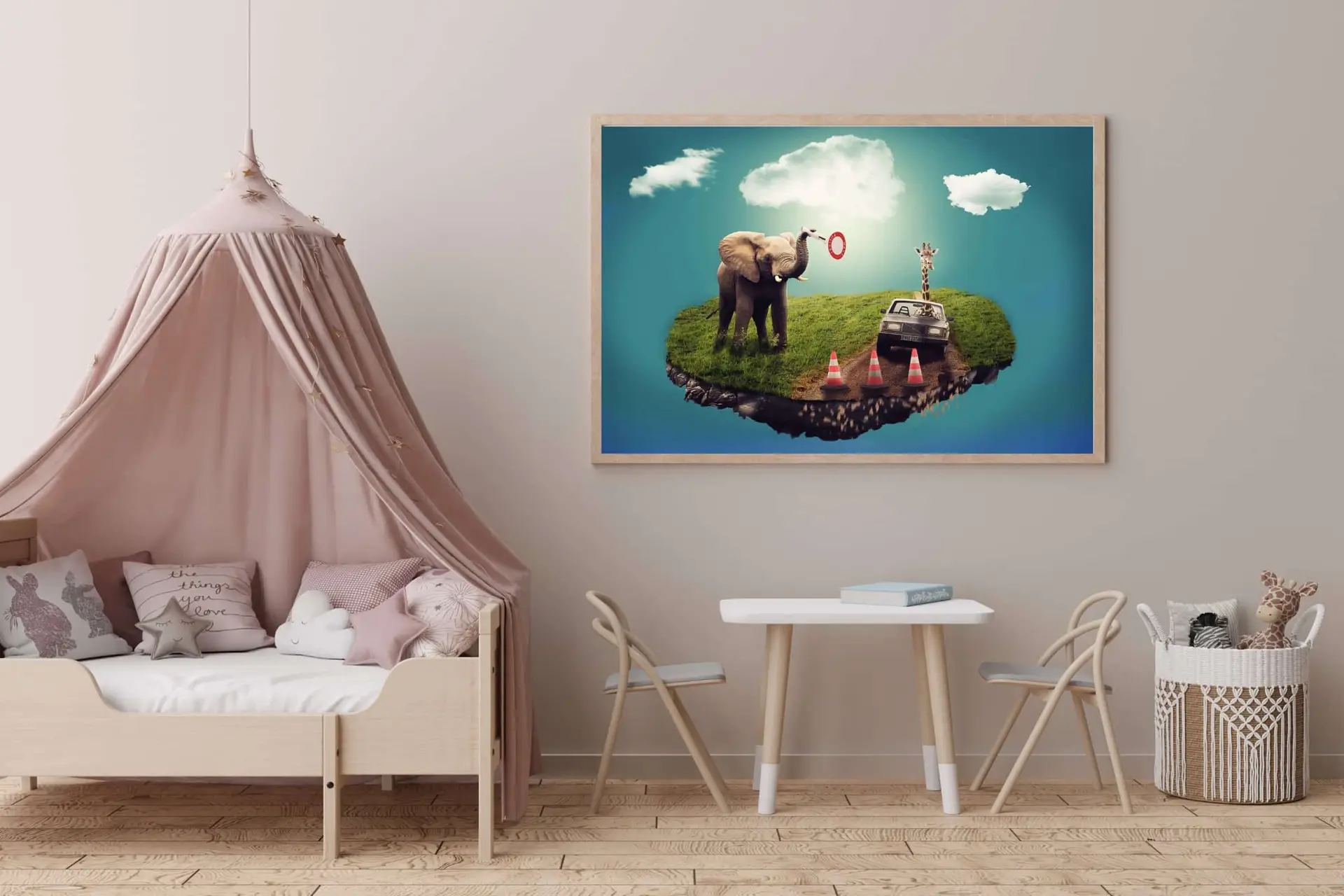 Playful Safari Adventure Plakat