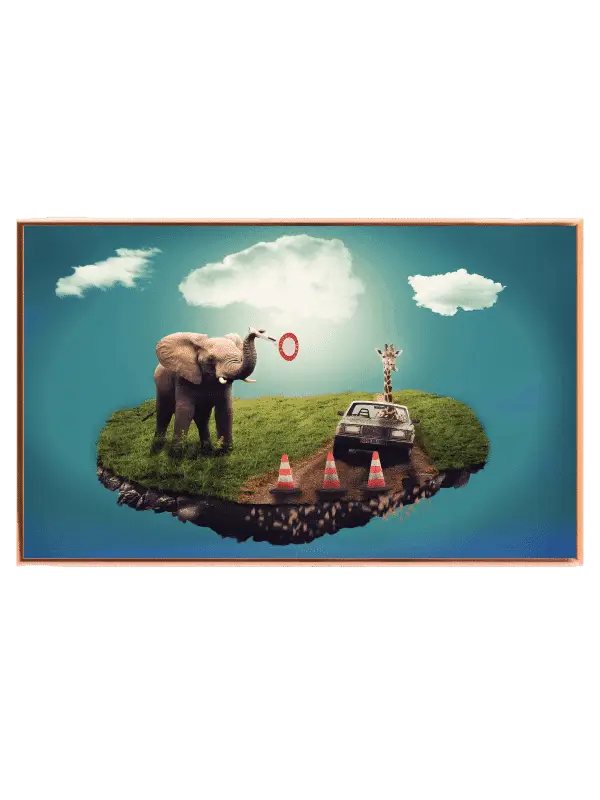 Playful Safari Adventure Plakat