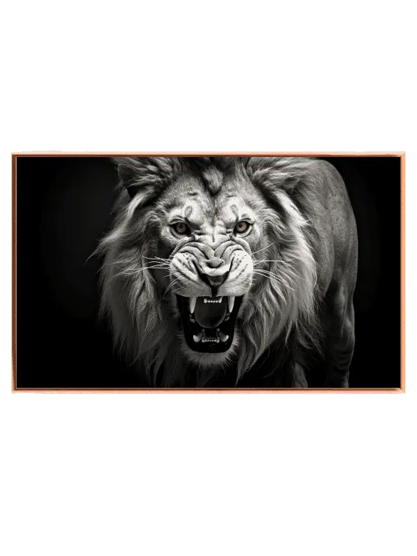 Fierce Brave Lion Plakat